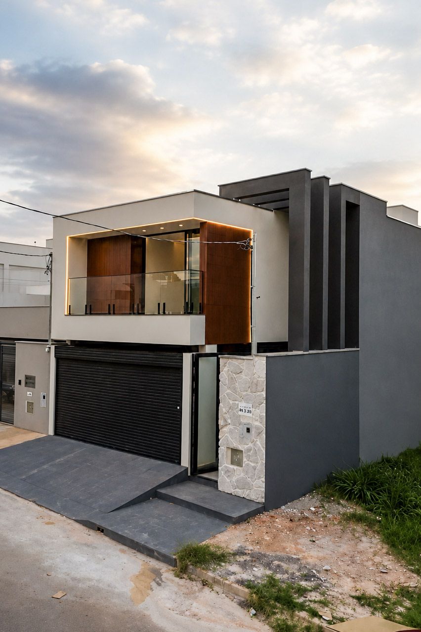 Construção de casa de alto padrão no Guará II