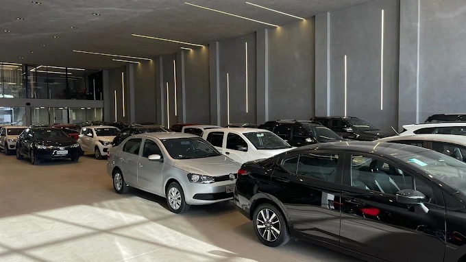 Showroom da Globo Multimarcas concluído, piso térreo